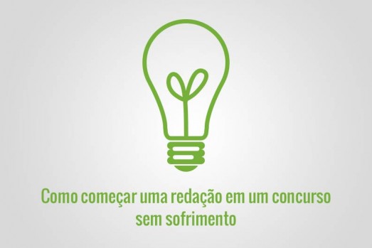 como comecar uma redação para um concurso