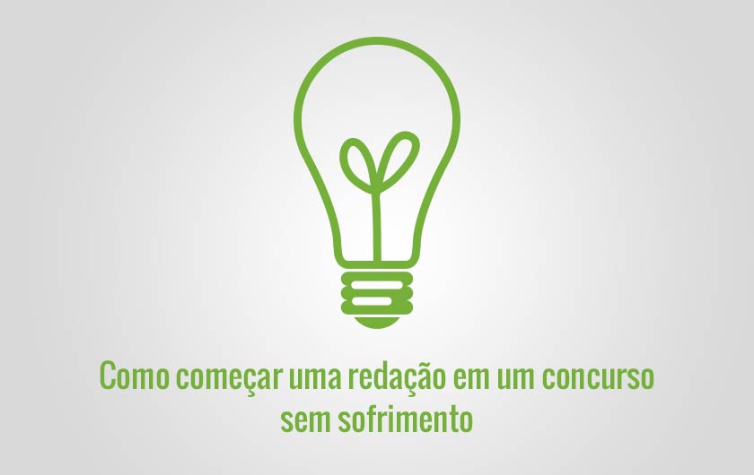 como comecar uma redação para um concurso